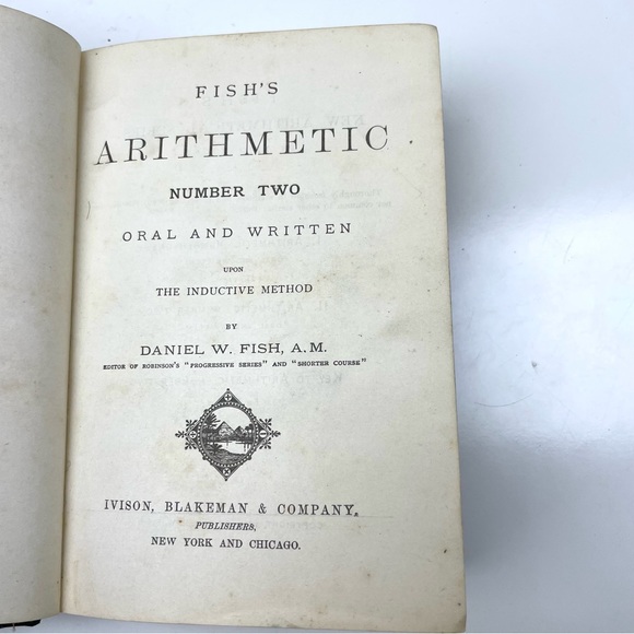 Fish's Arithmetic Number Two 1883 Daniel W Fish American Book Co. - Picture 5 of 7